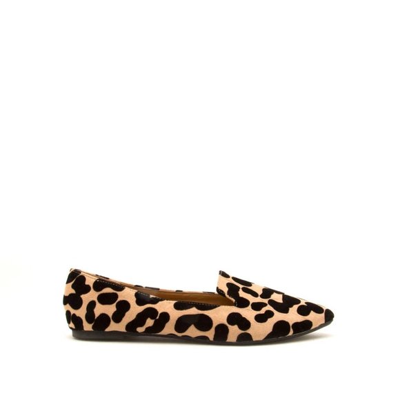 Closeout Sale! Tan Black Leopard Ballerina Flats Size 6 & Size 7 - Picture 3 of 5